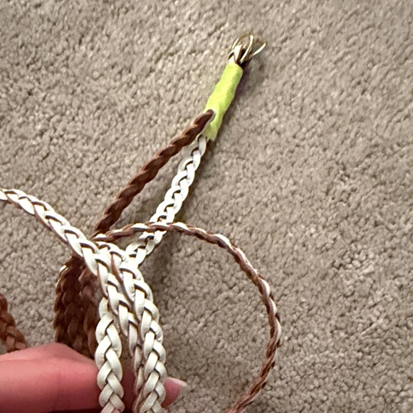 JCREW Braided skinny Leather BELT - Picture 2 of 6